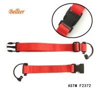 Shopping Cart Safety Belt for Baby, Meet ASTM F2372 1"x24" Red