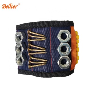 Custom 9 Super Magnets Bracelet Strong Magnetic Wristband with 1 pocket Wrist belt